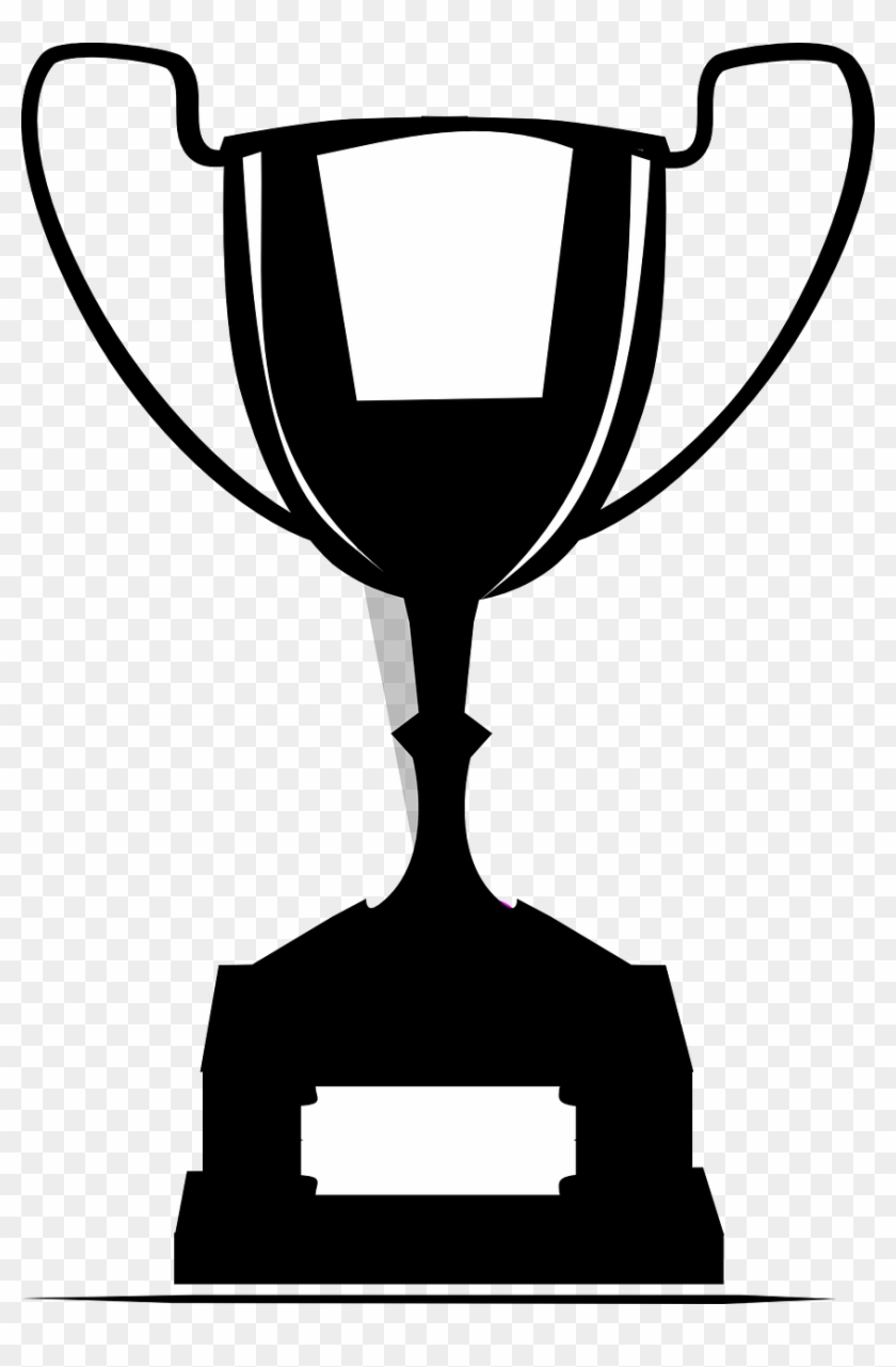 Black Trophy Clip Art - Png Download