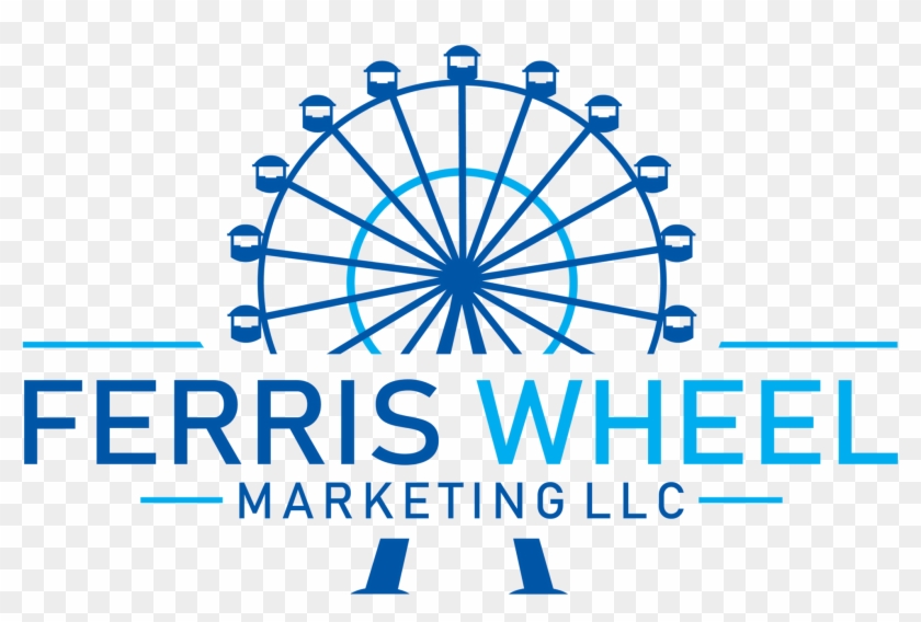 Ferris Wheel Marketing Get More Leads - Logo Clipart