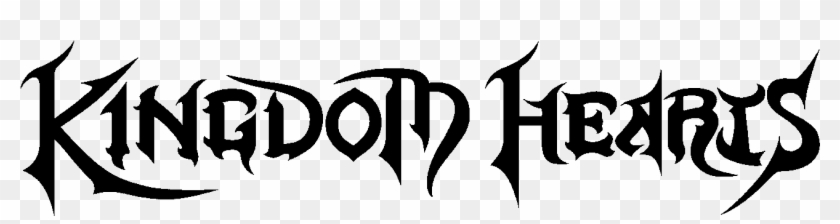 Kingdom Hearts Wordmark The Second Game Of The Series - Kingdom Hearts Ii Logo Black And White Clipart