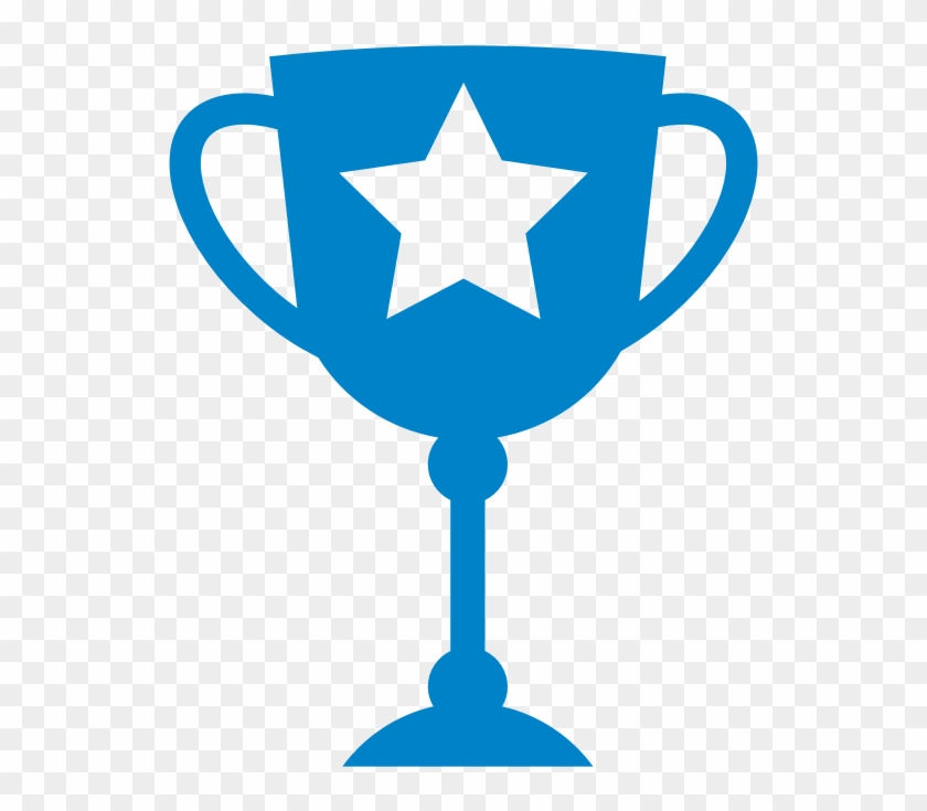 Clipart - Trophy - Blue Trophy Clip Art - Png Download #861378