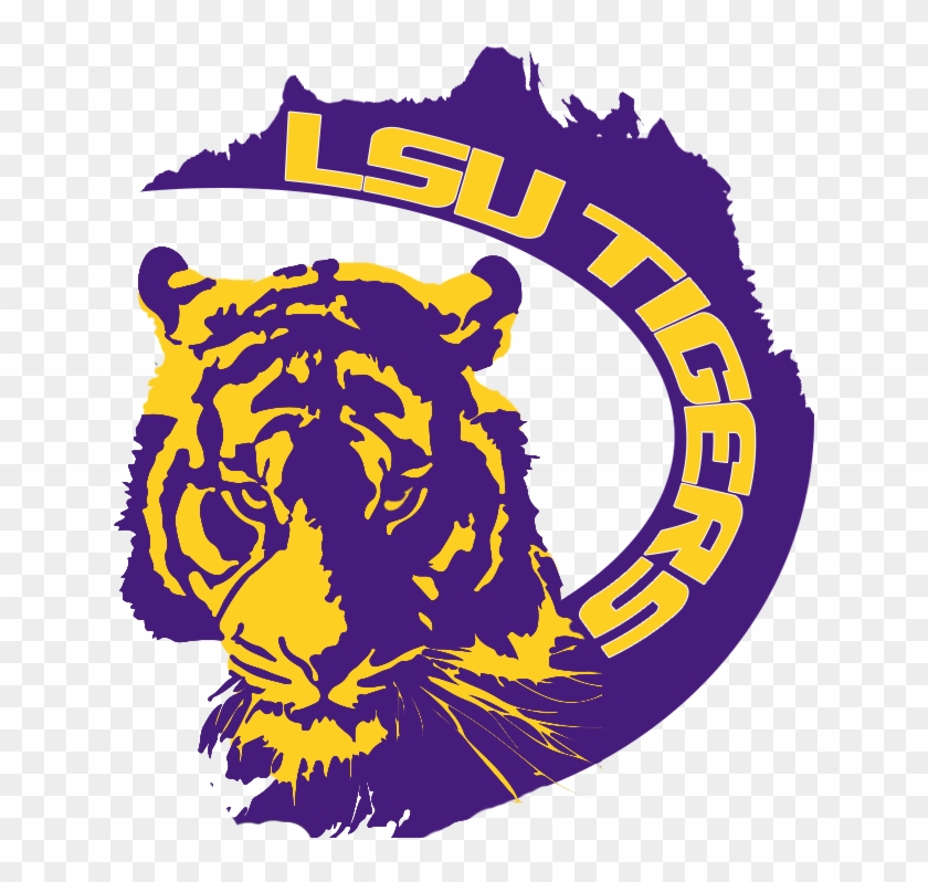 New Lsu Logo - Aesthetic Tiger Clipart #861713