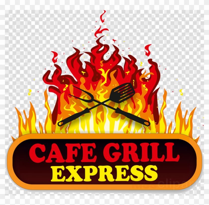 Fire Flame Png Clipart Grill Express Fire Flame - Illustration Transparent Png #861748