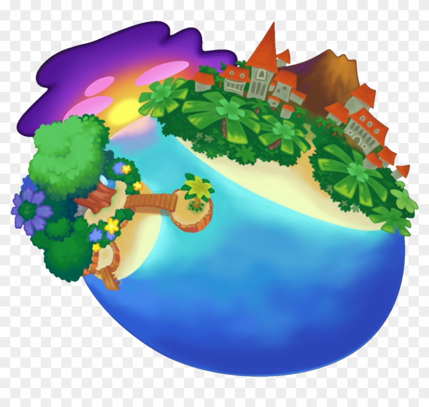 Kingdom Hearts Destiny Island World Clipart #861804