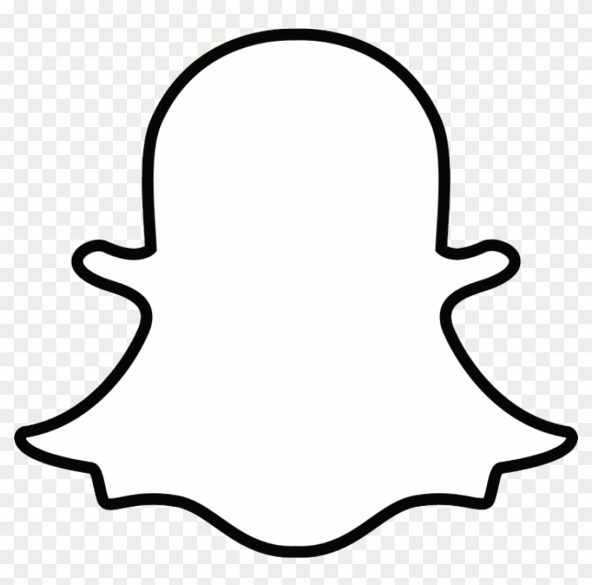 Free Png Download White Snapchat Logo Png Images Background - Snapchat Icon White Png Clipart