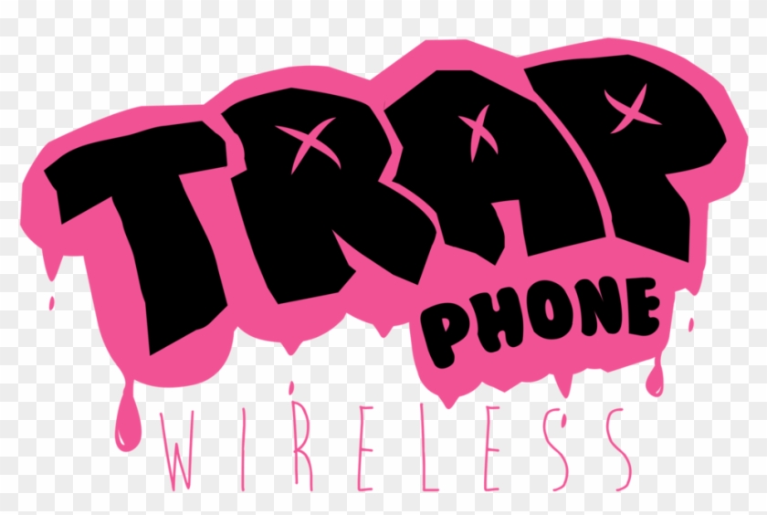 Trap Phone Pink Logox - Poster Clipart