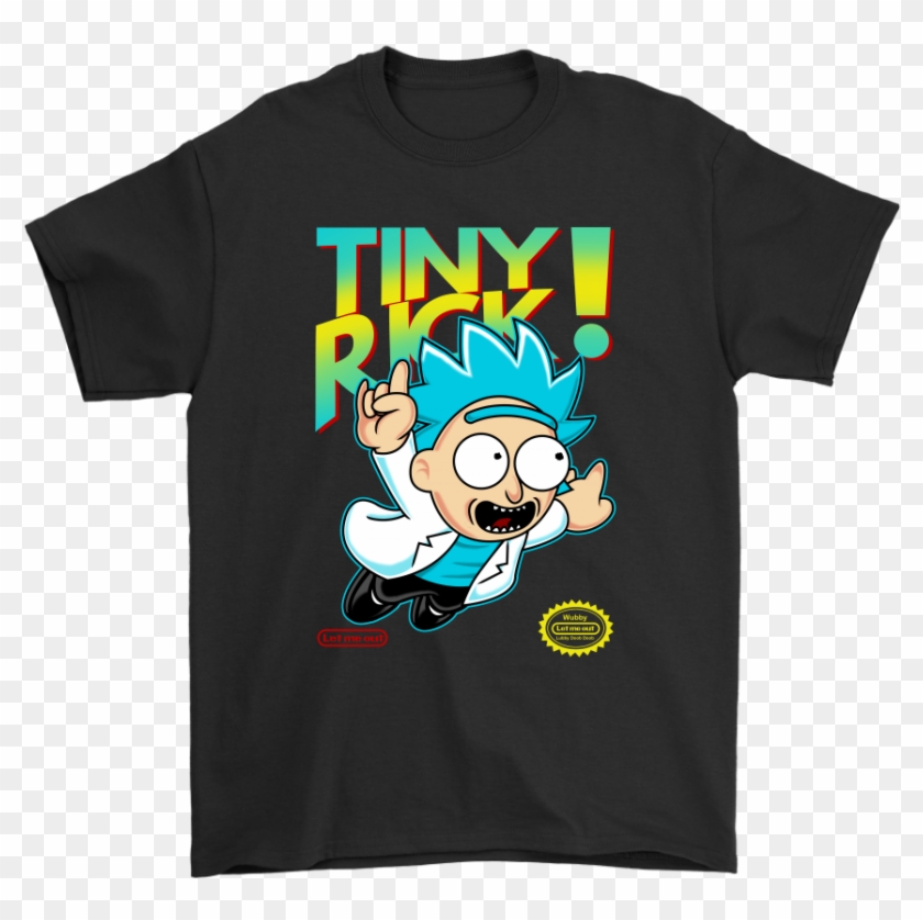 Tiny Rick , Png Download - Rick And Morty Super Mario Clipart