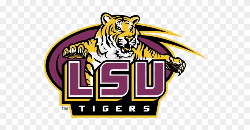 Transparent Lsu Tigers Logo Clipart