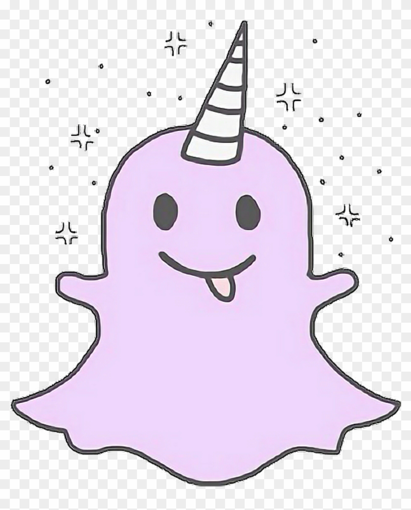 snapchat ghost pink transparent clipart icon snap unicorn purple chat kawaii aesthetic sticker girly things logos sweet background pikpng cartoon