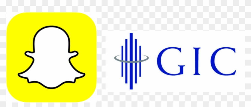 Snapchat Logo With Gic Png - Snapchat Circle Logo Transparent Background Clipart #862068