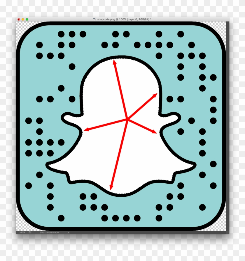 Next, In The Layers Panel, Press And Hold The Opt Key - Snapchat Logo High Res Clipart