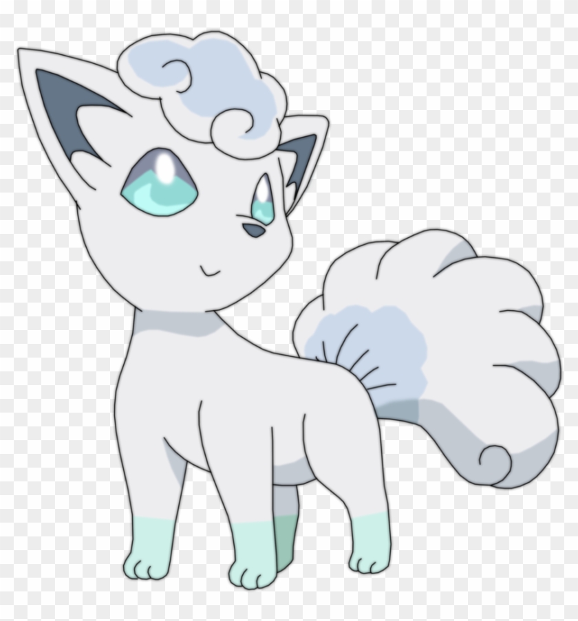 223kib, 886x901, Vulpix - Pokemon Alolan Vulpix Png Clipart