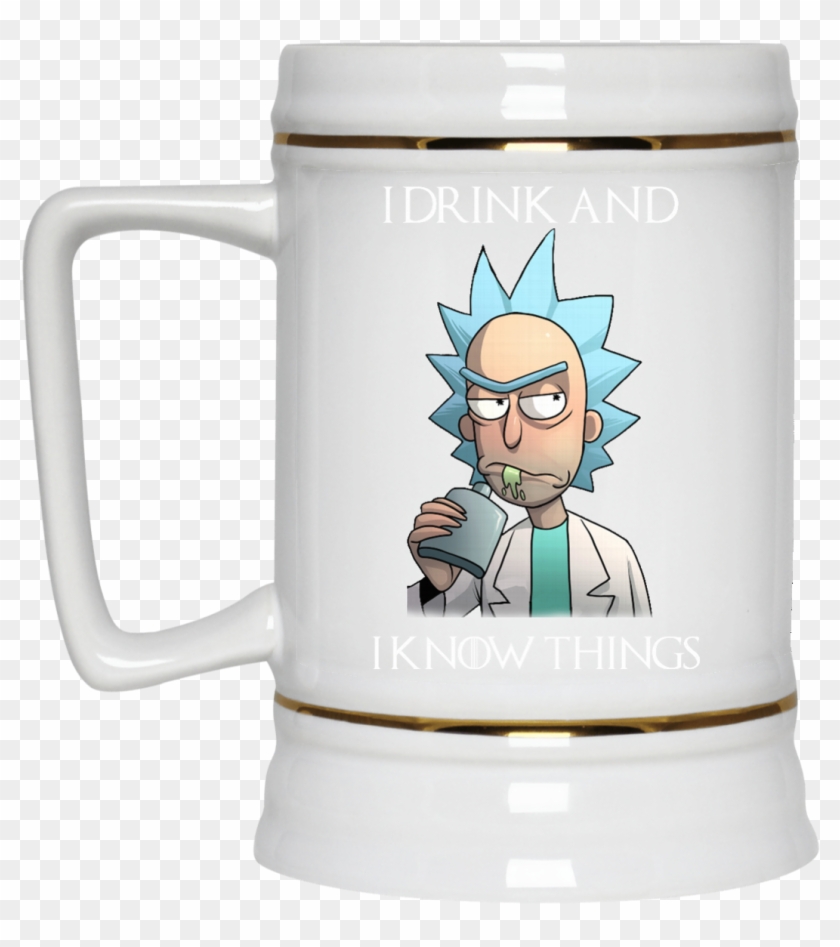 Image 278px Rick And Morty I Drink And I Know Things - Rick And Morty Coffee Clipart #862557