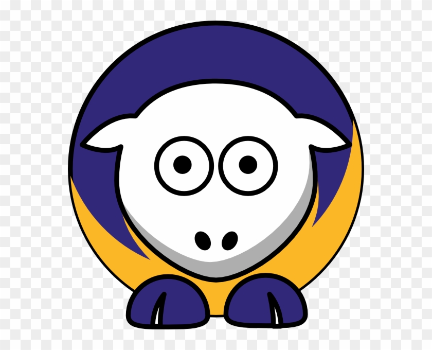 Sheep - Lsu Tigers - Team Colors - College Football Clipart