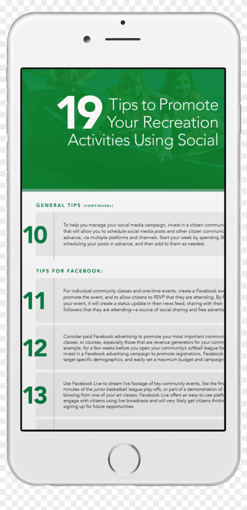 How Your Parks And Rec Department Can Use Snapchat - Smartphone Clipart #862652