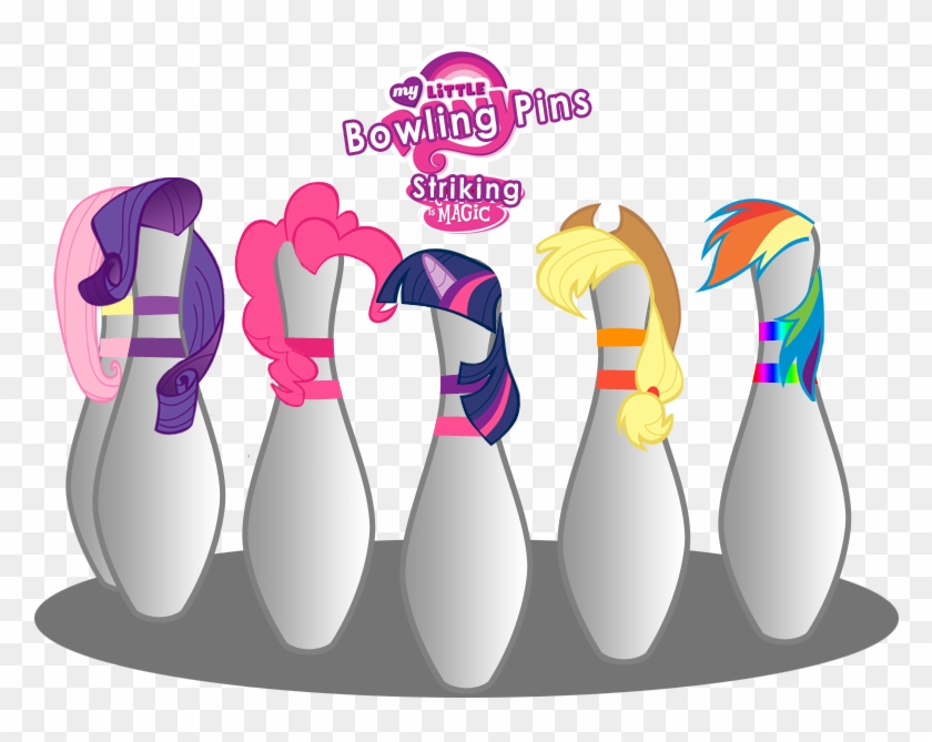 Bowling Pin Marketing - My Little Pony Bowling Pins Clipart