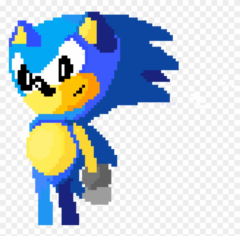Classic Sonic - Cartoon Clipart