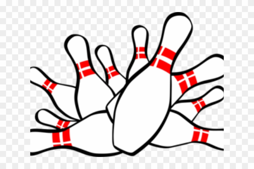 Bowling Pin Clipart - Clipart Bowling Pins Transparent - Png Download #863775