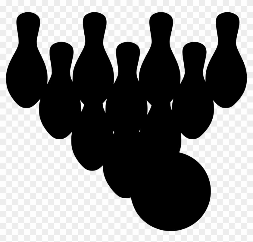 Download Png - Ten-pin Bowling Clipart #864185