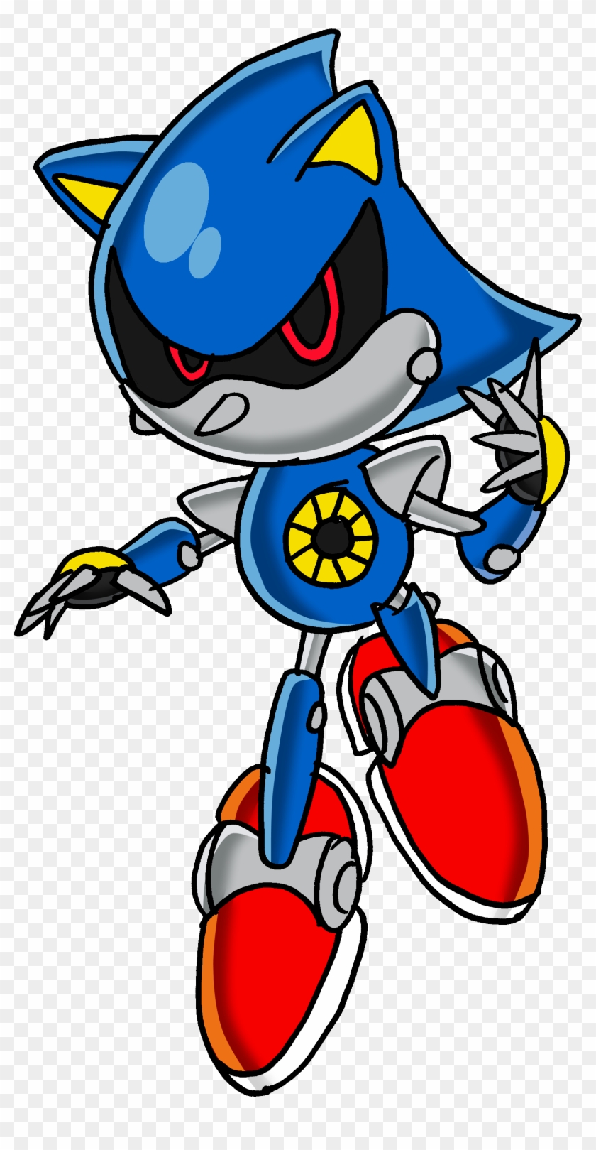 Sonic Hat Png - Sonic Metal Sonic Png Clipart #864188