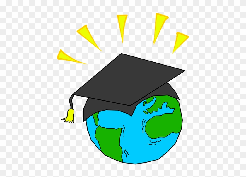 Graduation Cap, Graduate, Graduation, Hat, World - Education To All Clipart #864340
