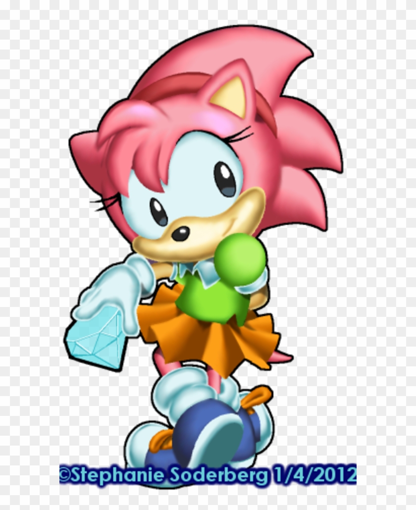 Sonic The Hedgehog - Sonic Classic Amy Clipart