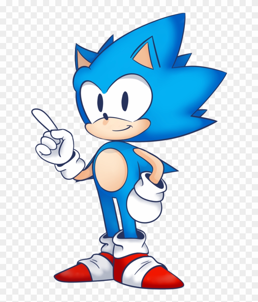 Classic Sonic By Misia321111 - Cartoon Clipart #864546