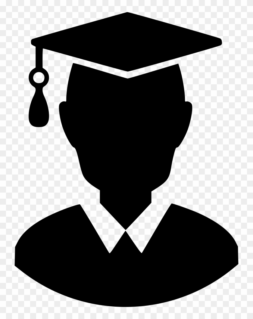 Png File Svg - Man In Graduation Cap Icon Clipart #864550