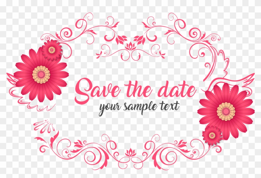 Download - Transparent Save The Date Png Clipart #864734