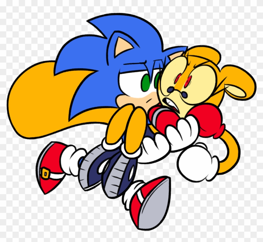 Patreon Request, A Classic Sonic Running With A Classic - Cartoon Clipart