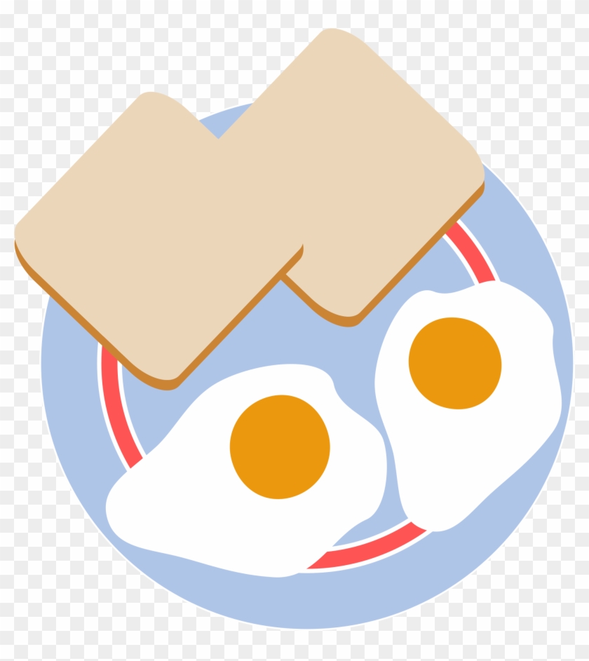 This Free Icons Png Design Of Bull's Eye Eggs And Toast Clipart #864994