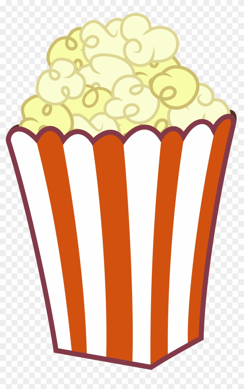 Drawn Popcorn Transparent Tumblr - Transparent Background Popcorn Clipart - Png Download #865091