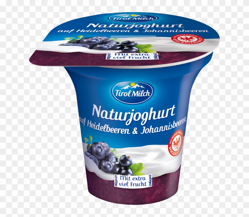 Tyrolean Natural Yogurt On Blueberries & Blackcurrants - Frutti Di Bosco Clipart #865121