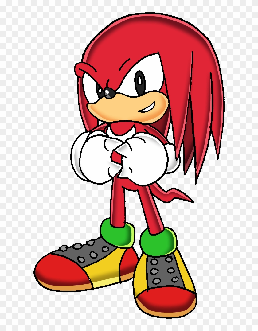 Sonic The Hedgehog Clipart Knuckles The Echidna - Classic Knuckles The Echidna - Png Download #865235