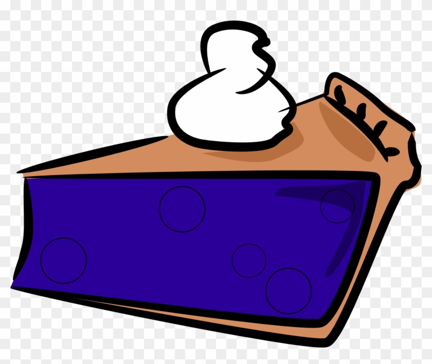 Blueberry Transparent Png Clip Art Image - Blueberry Pie Clipart With Ice Cream #865371