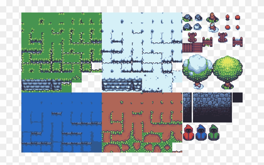 Preview - Isometric Tileset Pixel Free Clipart