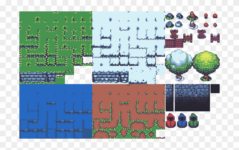 Preview - Isometric Tileset Pixel Free Clipart #865373