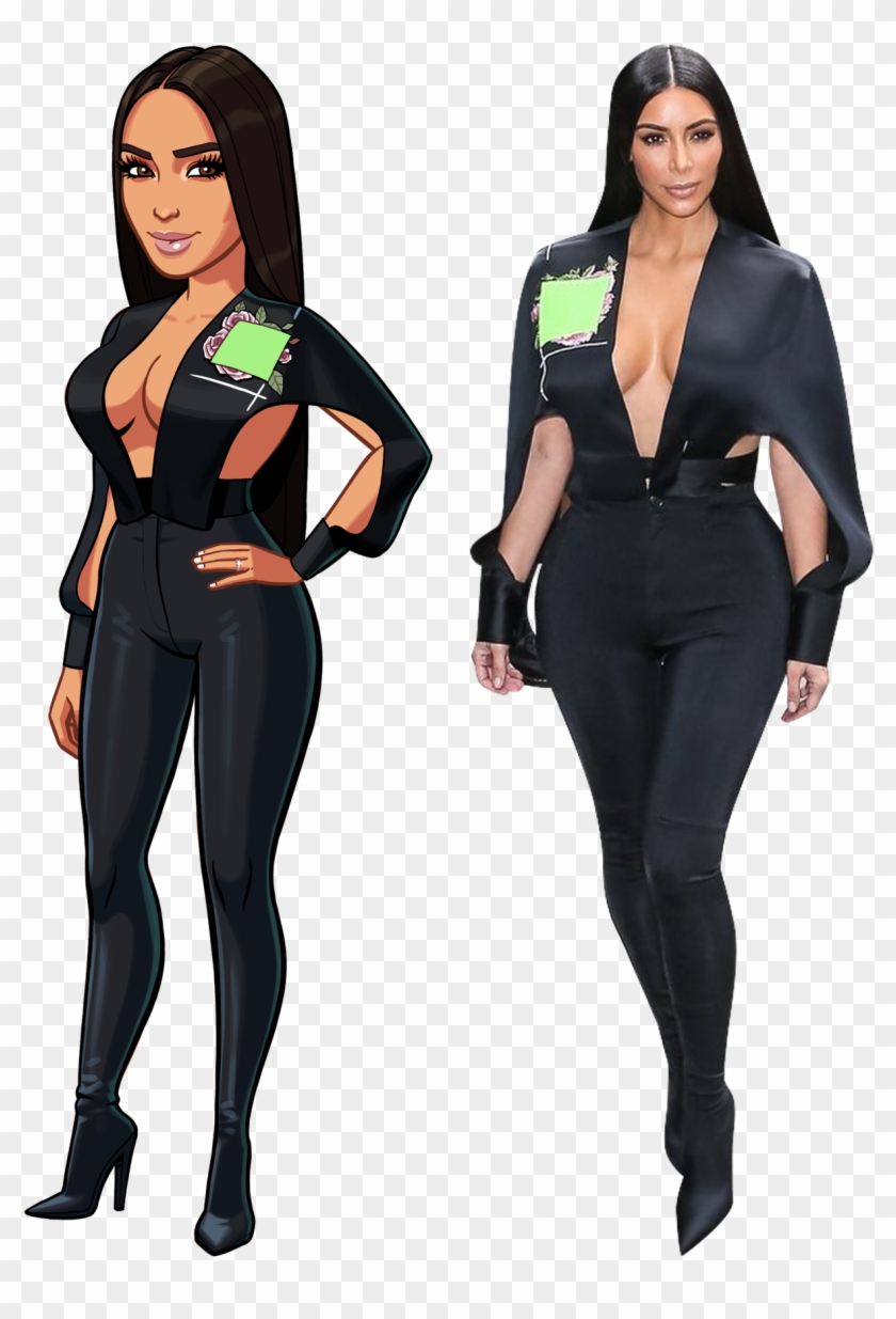 1566 X 1920 11 - Kim Kardashian Game Png Clipart
