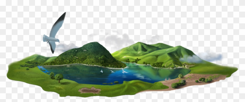 Island Png Transparent Images - Island Mountain Png Clipart #865671