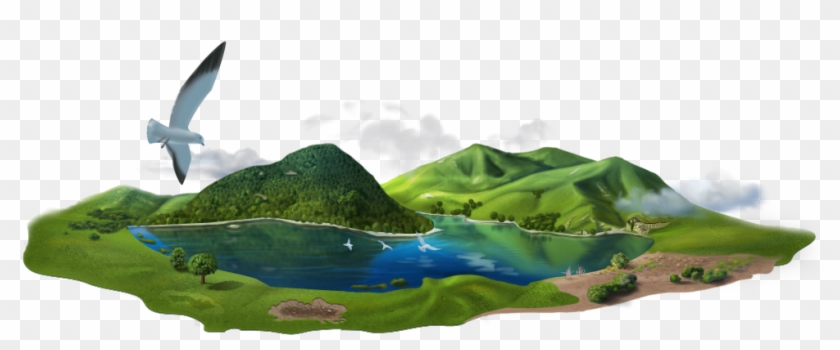 Island Png Transparent Images - Island Mountain Png Clipart #865671