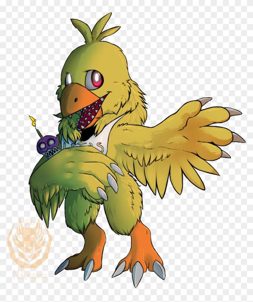 Nightmare Chica [fnaf 4] - Full Body Nightmare Fnaf Clipart #866360