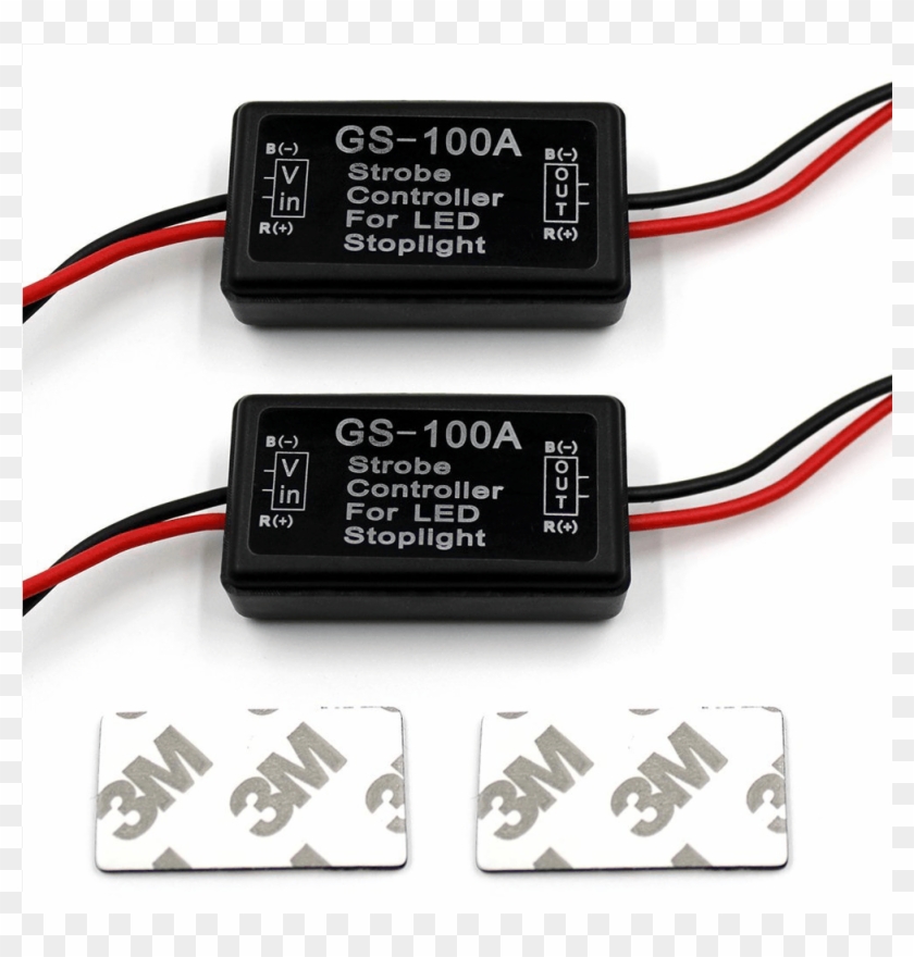 2x24w Flash Strobe Controller Flasher Module Led Brake - Strobe Light Clipart #866601