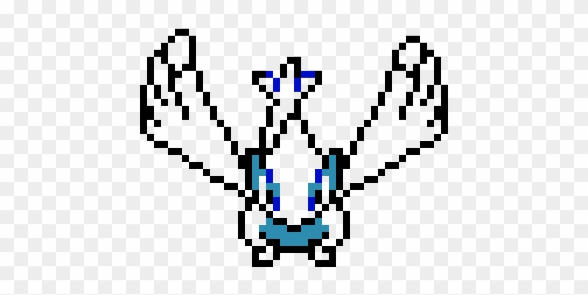 Lugia - Pixel Art Pokemon Lugia Clipart