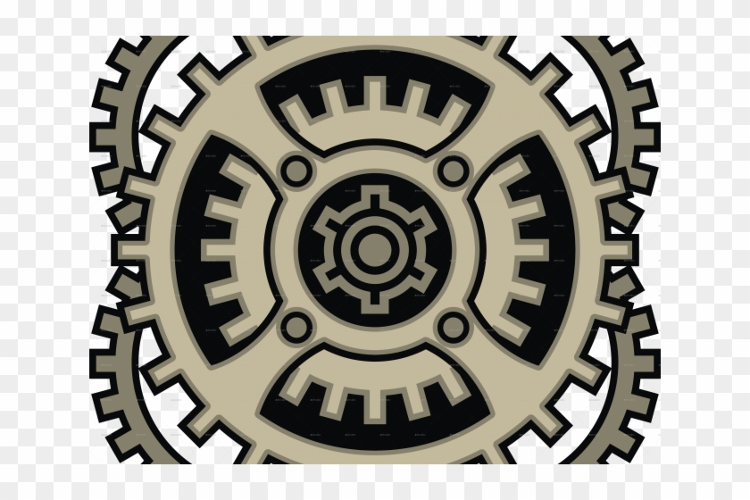 Steampunk Gear Clipart Car Gear - Gear Wheel Vector - Png Download #866935