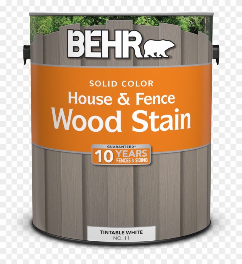 Deckplus™ Solid Color Waterproofing Wood Stain - Behr Solid Color House & Fence Wood Stain Clipart #867108