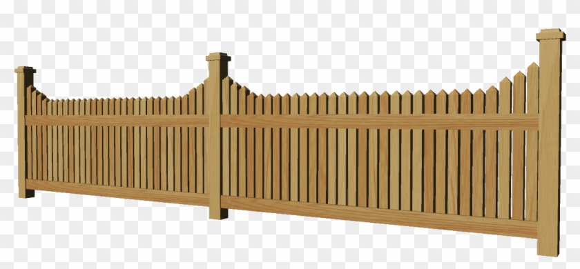 Wooden Fence - Picket Fence Clipart