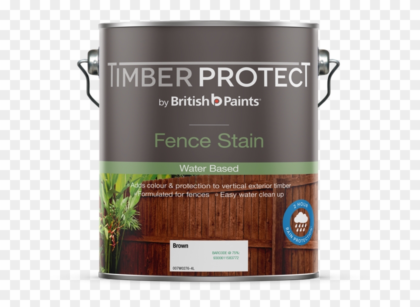 Timber Protect 4l Brown Fence Stain - Metal Painting Looks Wood Clipart