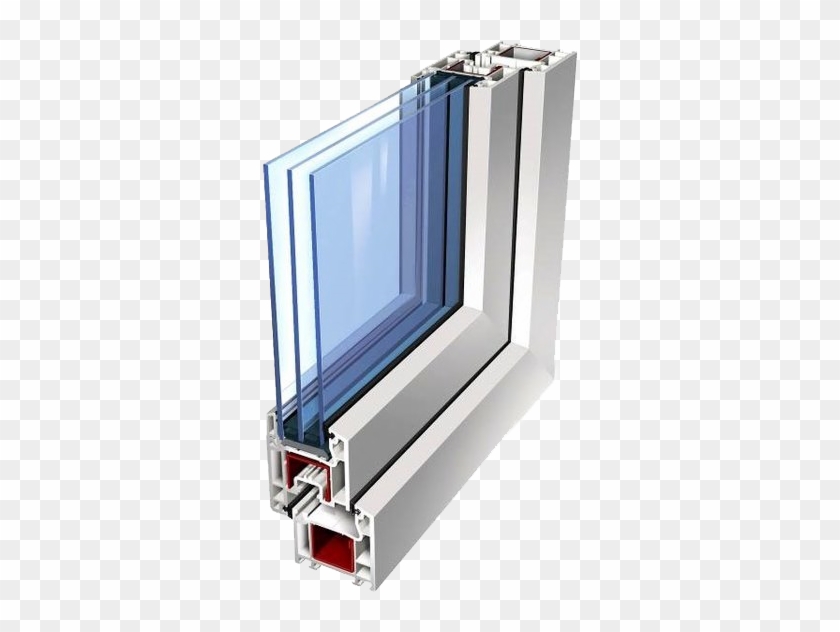 Pvc Window Frame - Two Chamber Window Clipart
