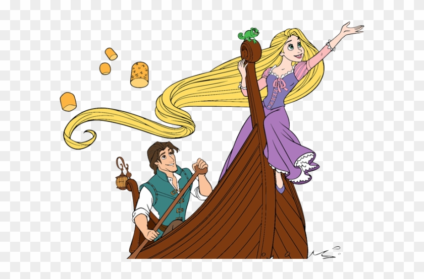 Rapunzel Clipart Flynn - Tangled - Png Download