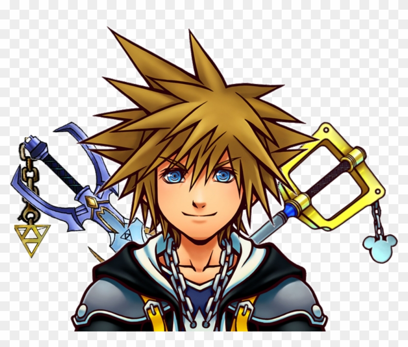 Blade Master's Avatar - Kingdom Hearts Sora Face Clipart