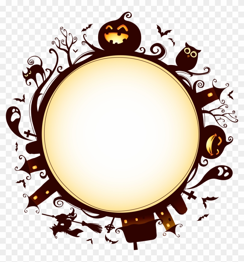 Halloween Events 2015 In Grand Junction Co - Transparent Halloween Circle Border Clipart #867435